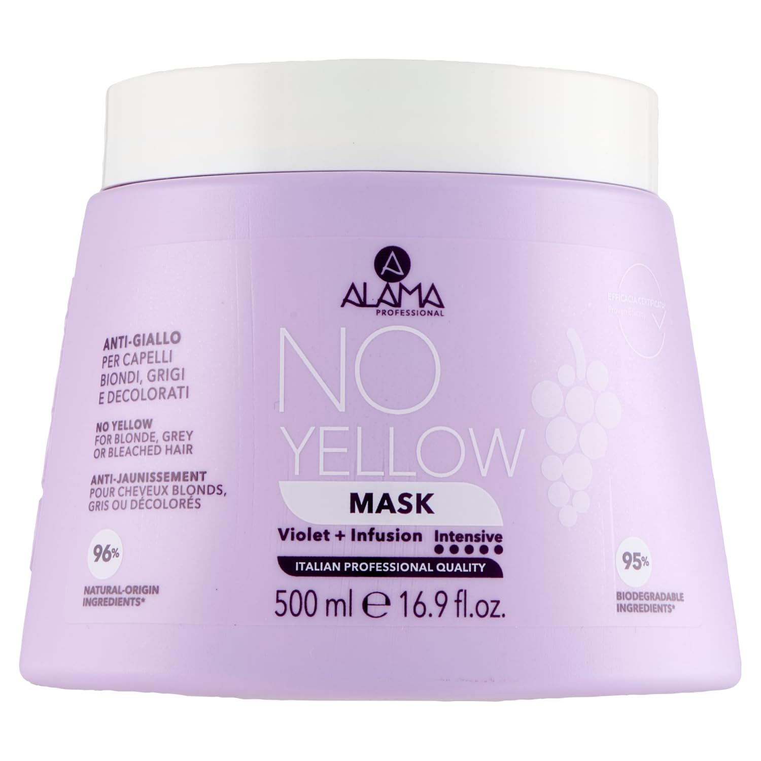 Alama No Yellow Mask 500 ml do włosów blond, rozjaśnianych i z pasemkami | Odcień dla blondynów