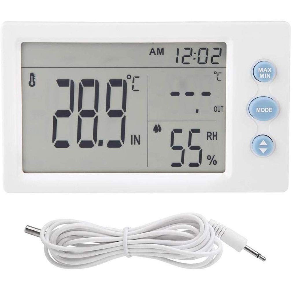 PNAWLLCF-65 Termometr wewnętrzny, monitor wilgotności temperatury, miernik wilgotności podświetlenia, termometr higrometr sypialnia do domu, biura, pokoju dziecięcego