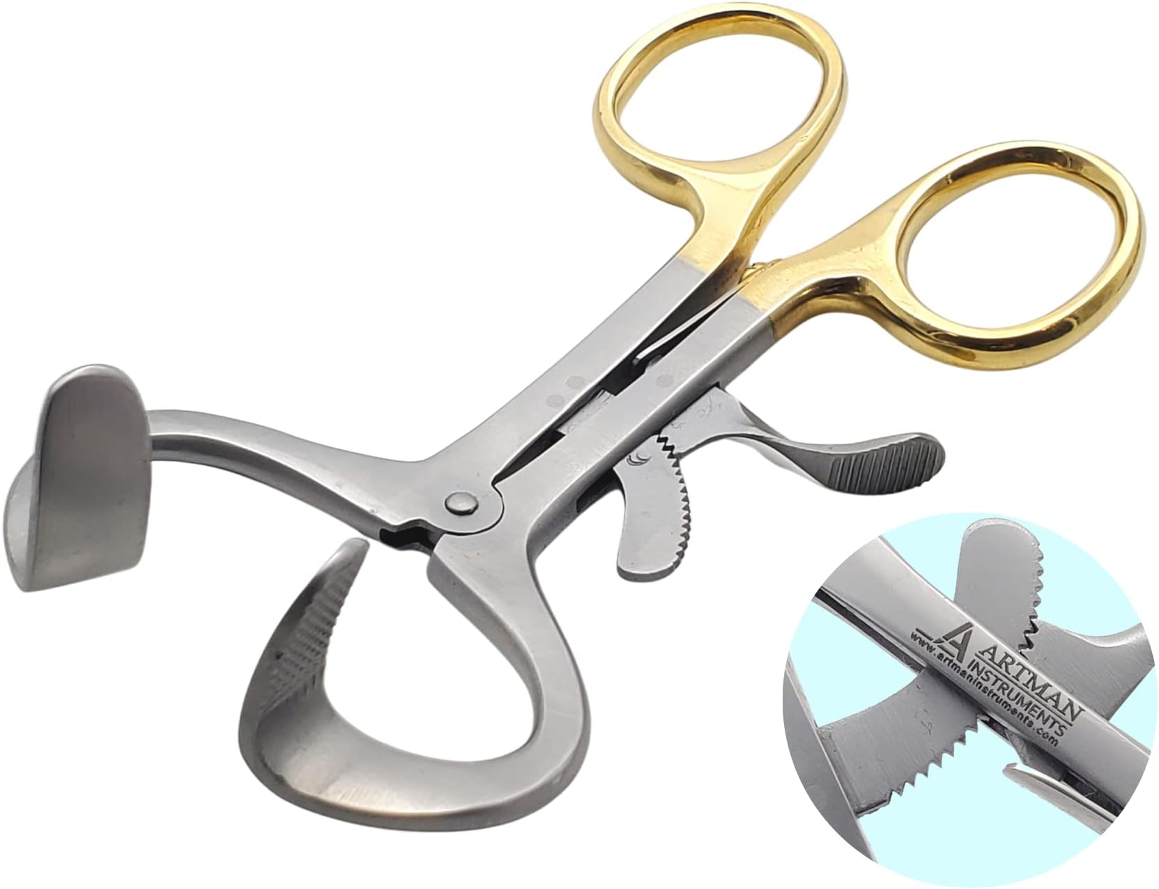 Dental Molt Mouth Gag – 4.75" Long with 2" Opening, Surgical Mouth Opener for Dental and Oral Procedures