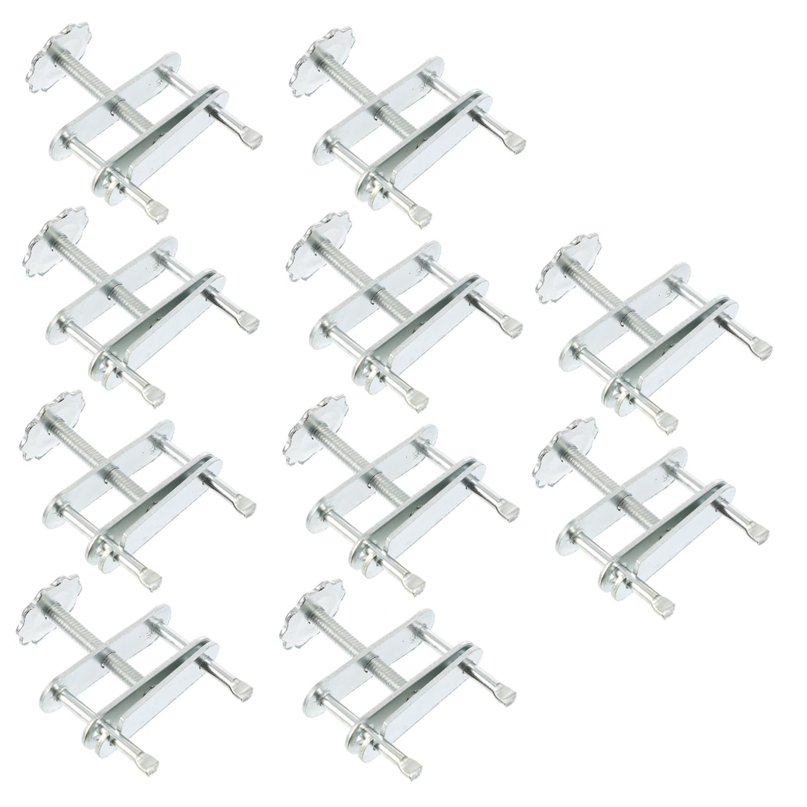 MUSISALY 10pcs Waterproof Clip Control Clip Reusable Coil Spring Tube Clips Stainless Hose Clamps 1/4 Tubing Clamp Adjustable Tone Clamp Compressor Hose Screw Clamp Silver Galvanized Iron