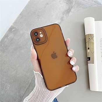 Amazon.co.jp: For アイフォンレトロなカラフルなブラウン