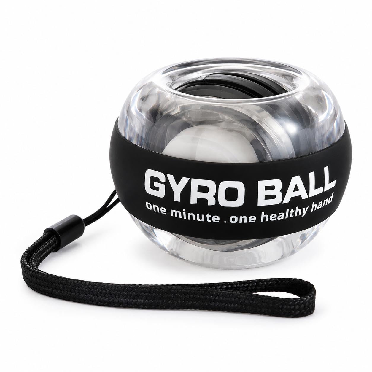 HARIONIX Gyro Ball Wrist Trainer Power Ball, Hand & Forearm Strengthener with LED Lights, Auto-Start Gyroscopic Exercise Ball for Wrist, Finger, Arm Muscle & Grip Strength Training