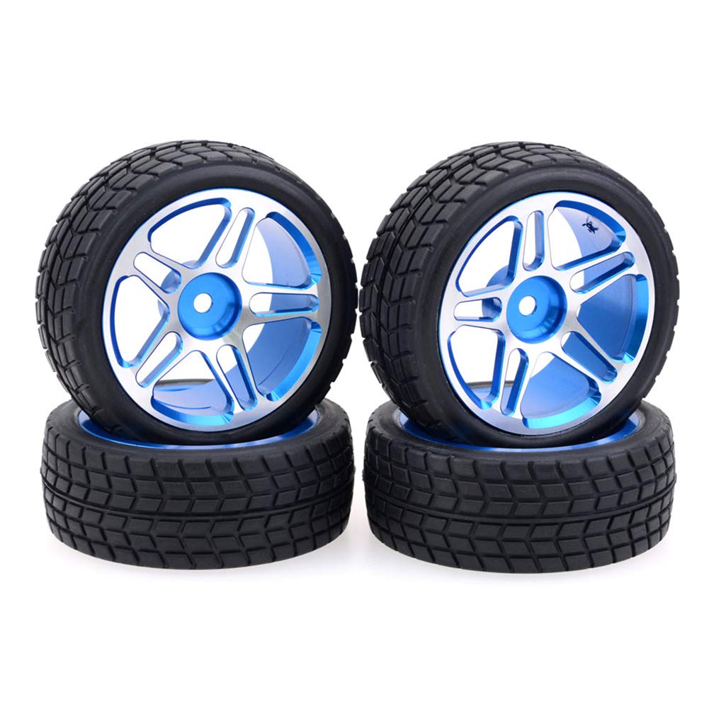 Changor Zestaw Podwozia Samochodu RC Rama Samochodu RC Rama Turystycznego 1/10 4WD W Pełni Zmontowane Podwozie ze Stopu Aluminium Wypełnione Olejem Regulowane Amortyzato (Czarny)