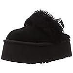 UGG Women's Funkette Slipper, Black, 07