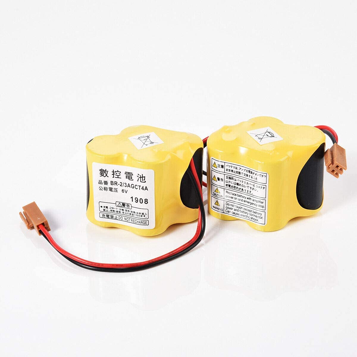 10 piezas BR-2/3AGCT4A 6V PLC batería de repuesto para FANUC Controls A98L-0031-0025 CNC Mahine