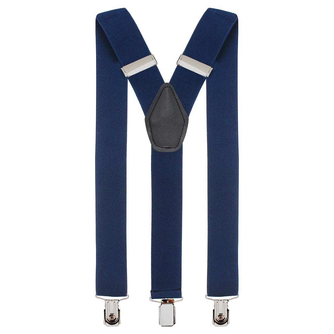 Eloquent Stripes 3.5cm Strap Width Elastic Suspenders for Men