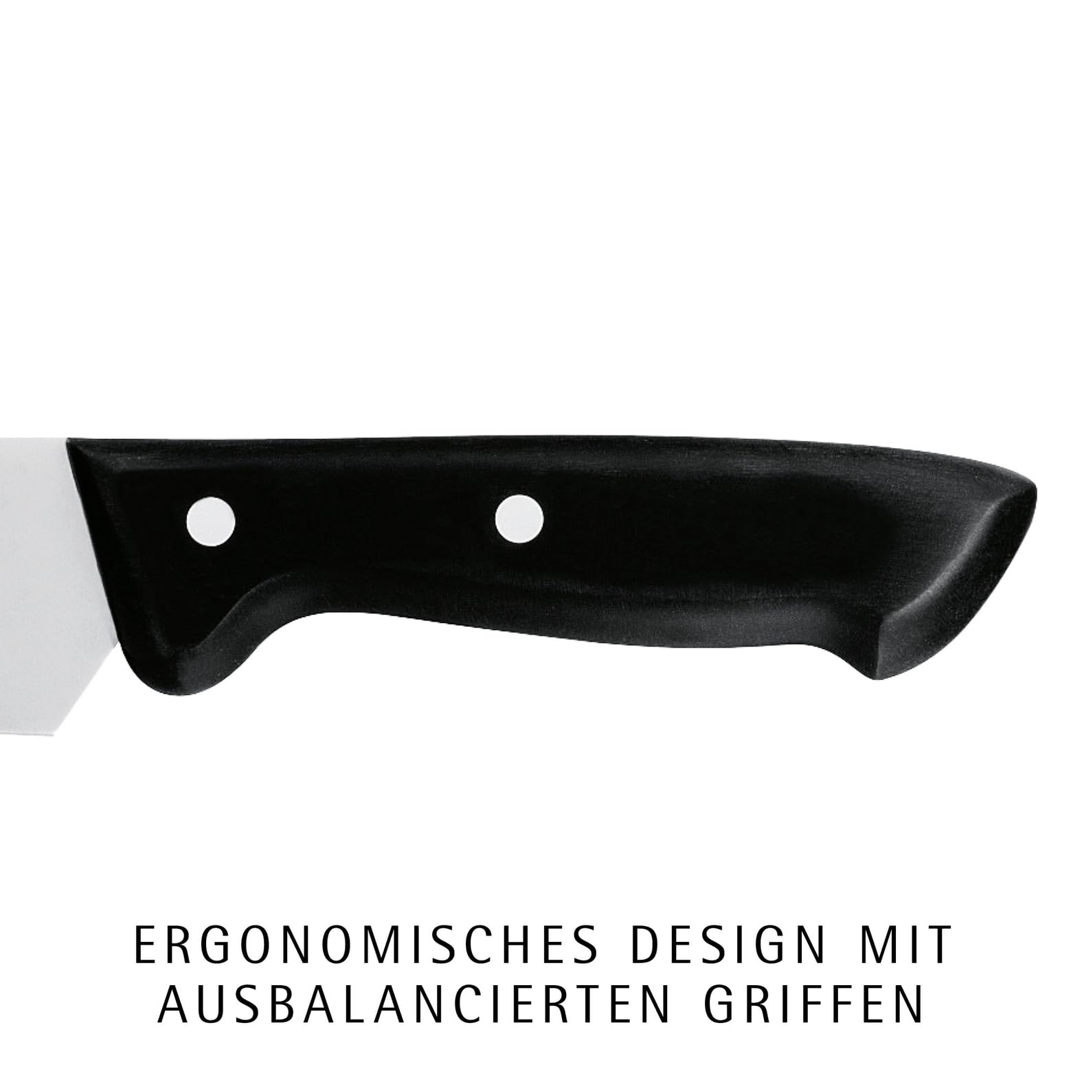 WMF Classic Line Messerblock mit Messerset 6-teilig, bestückt, 5 Messer, Birkenholz-Block, Spezialklingenstahl, natur, schwarz, silber