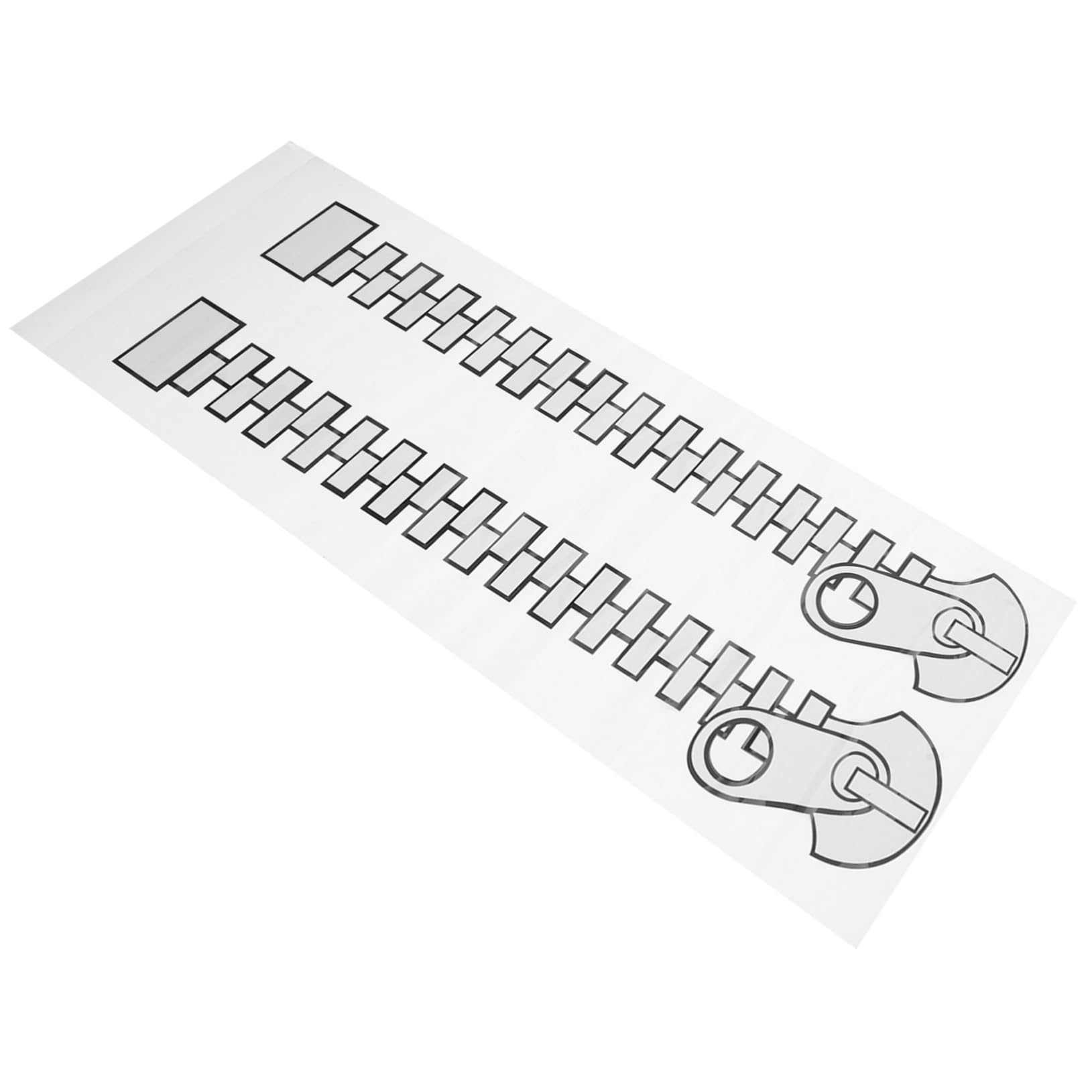PRETYZOOM 5 Set Adesivo Per Auto Etichetta Esterno Decalcomanie Per Veicoli Adesivi Per Auto Carine Adesivi Per La Decorazione Dell'auto Per Carrozzeria Argento Pvc 2 Pezzi*5