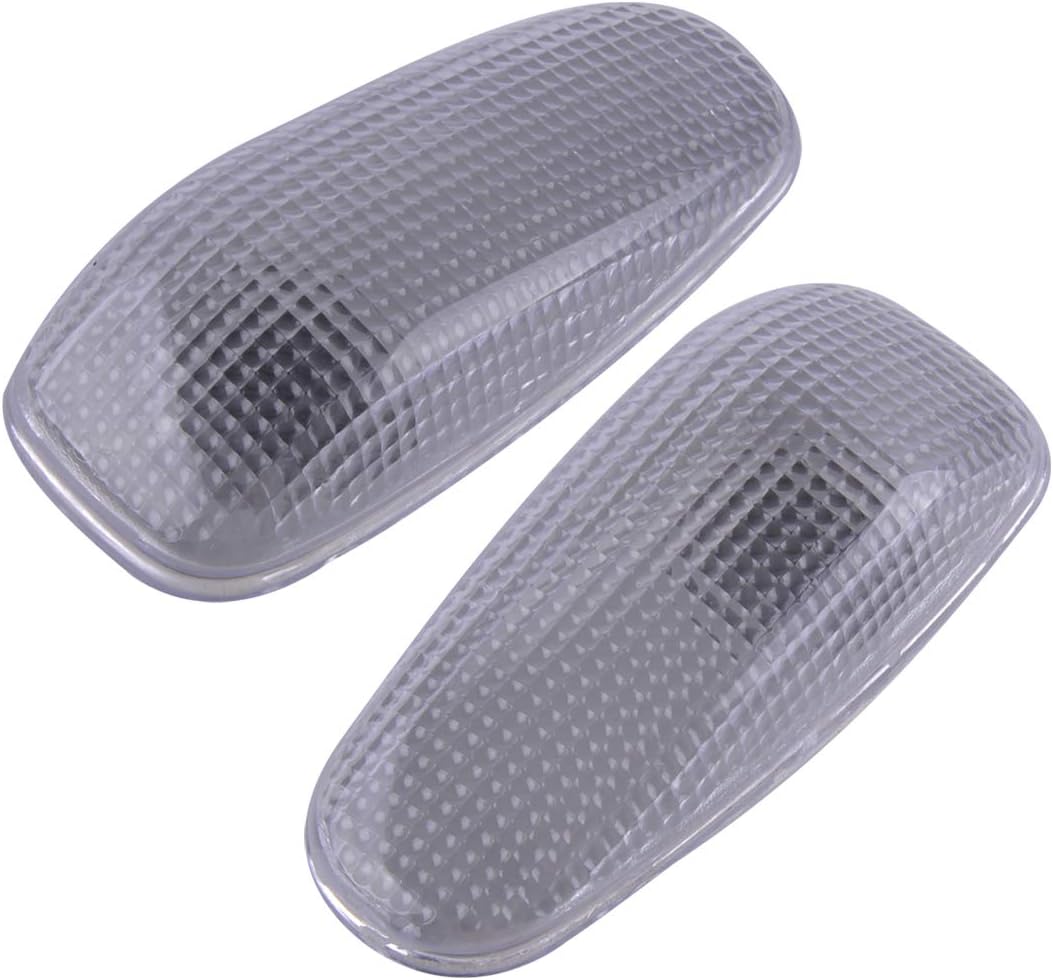 beler 2PCS Front Left Right Side Marker Light Lamp Repeater Fit for Mercedes-Benz CLK SLK 1998-2003 2108200921 MB2570105 (Without Bulb)