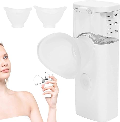 Dioche Pulverizador de niebla humidificador de ojos secos, máquina hidratante portátil, vapor fresco, rociador de vapor rápido para el cuidado de la