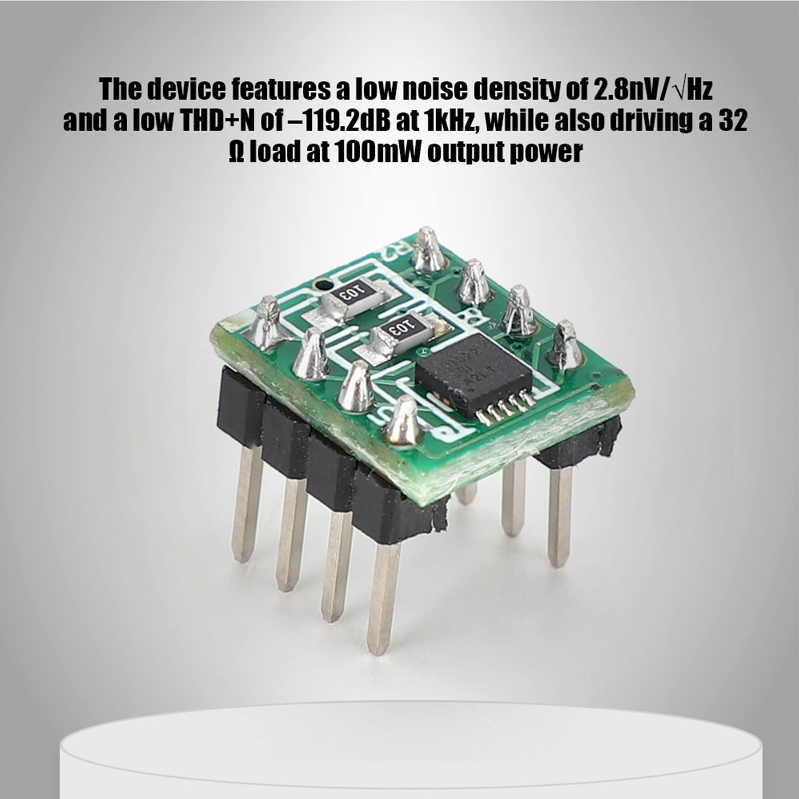 OPA1622 Double Op Amplifier Board, Current Low Distortion, Wide Supply Voltage Range, Direct Drive Headphone Support, Ideal for Portable Audio Applications
