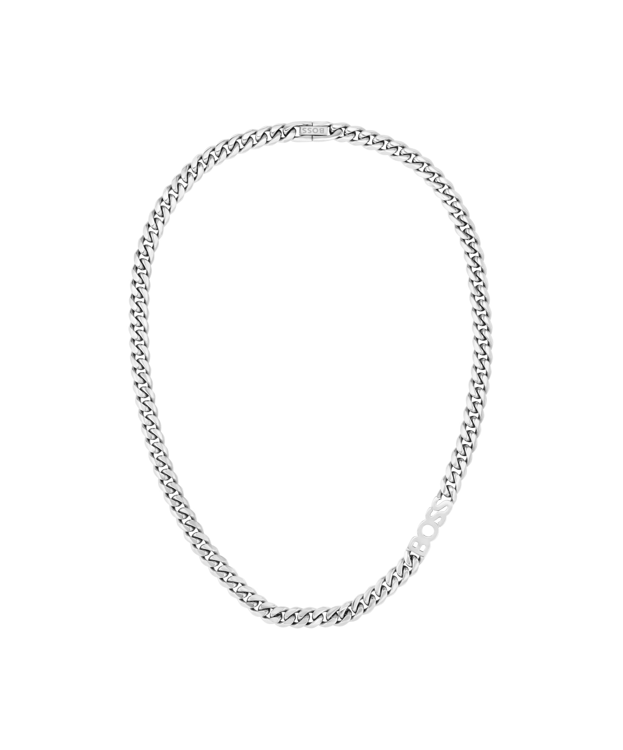 Boss Men's Silver Gents Kassy Chain Necklace in Size 590mm, Sports Direct