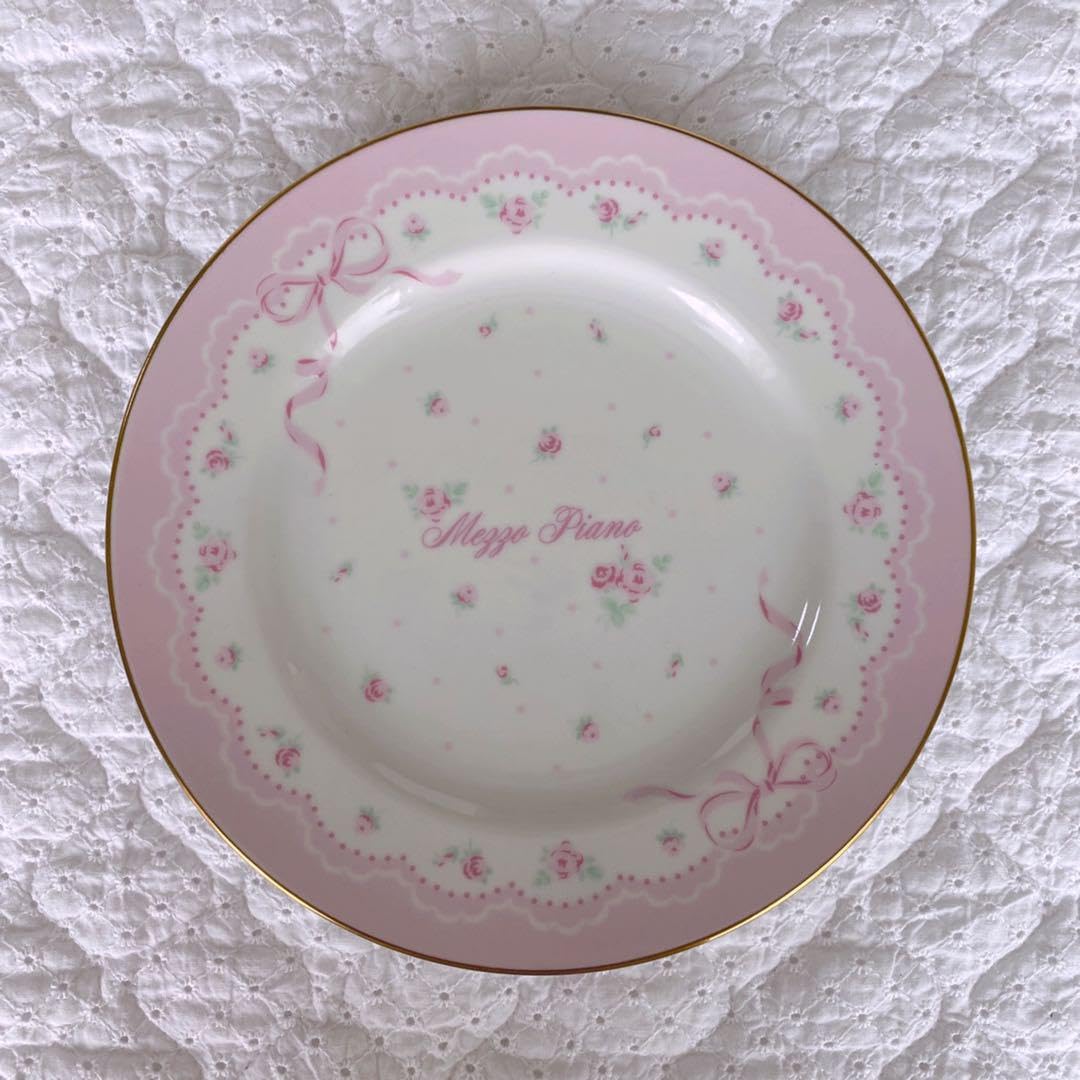 Amazon.co.jp: メゾピアノ プレート 皿 35周年 ノベルティ : ホーム  