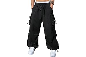 Trendy Men's Black Cargo Pants: Ultimate Comfort and Style