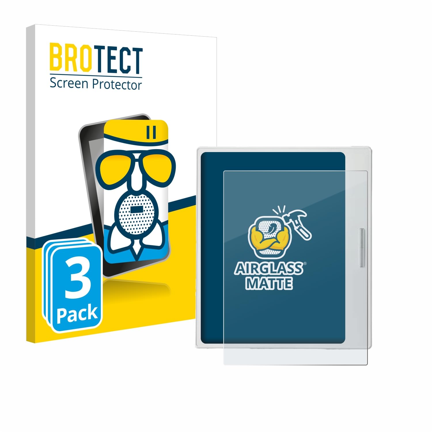 BROTECT 2 Pieces Anti-reflective Protective Film for Boox Go 7 Anti-Glare Screen Protector, Matt, Anti-Glare