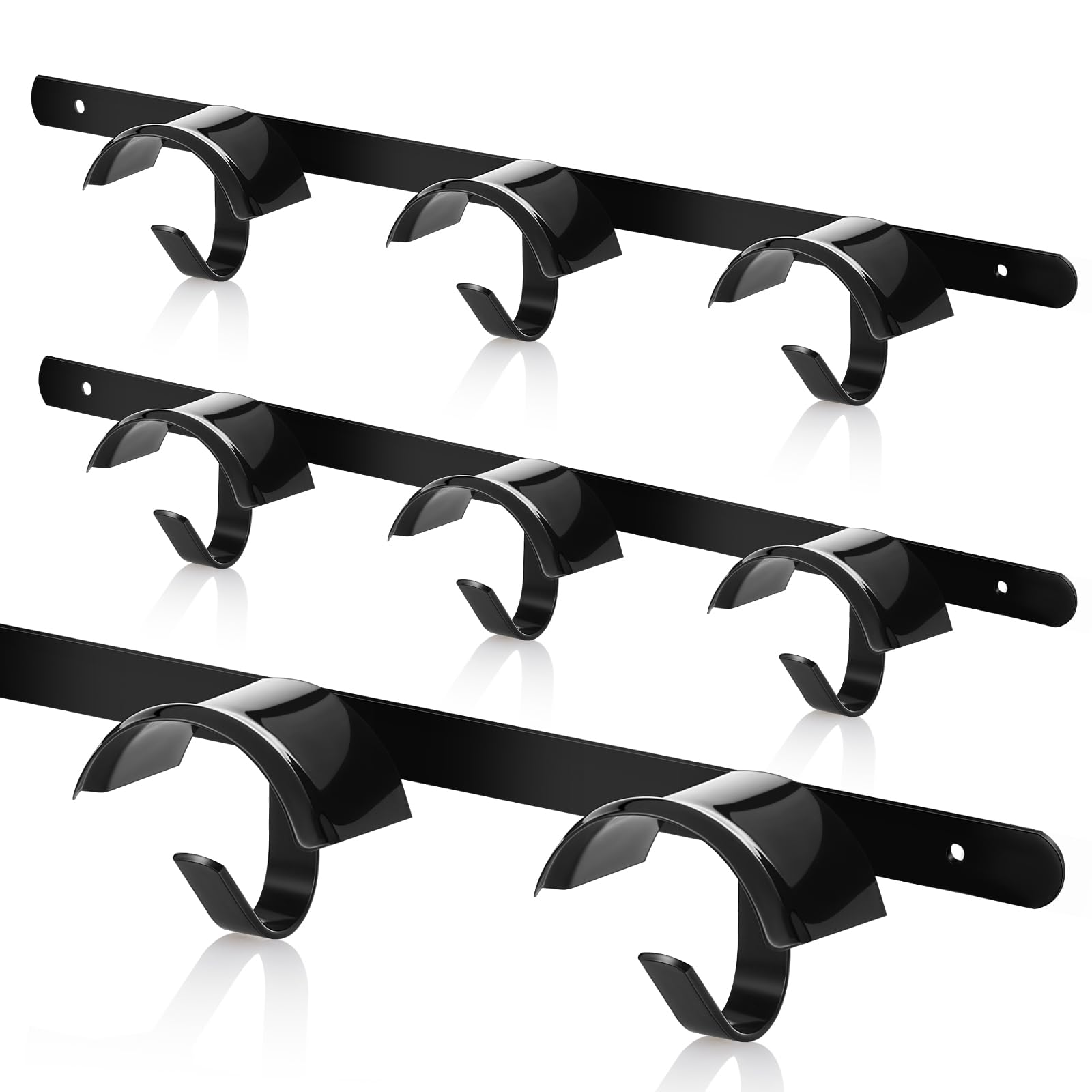 Zonon 2 Pcs Bridle Rack for Horse Wall Mount, Horse Tack Bulk, Three Hooks