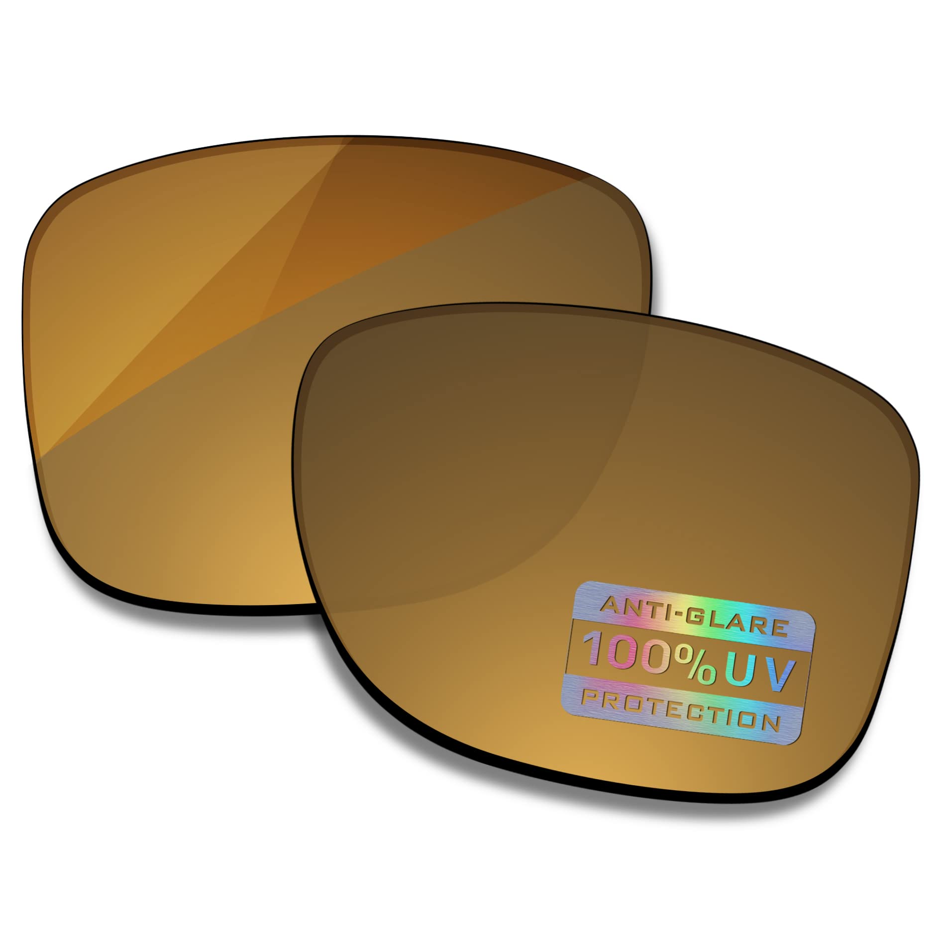 Bowyer Polarizzed, lenti di ricambio per occhiali da sole Oakley Gauge 8 L 62 mm, bronzo Mirorr