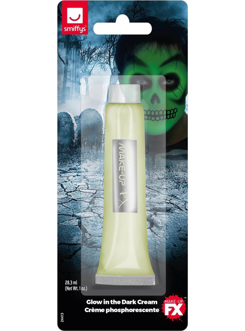 Smiffys Make-Up FX, Aqua Cream Make Up Halloween