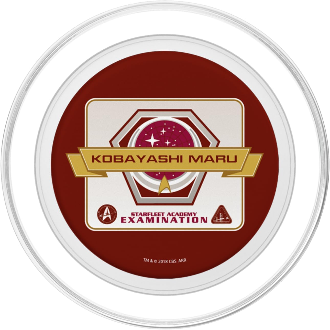 Star Trek Kobayashi Maru Logo PopSockets MagSafe PopGrip for iPhone