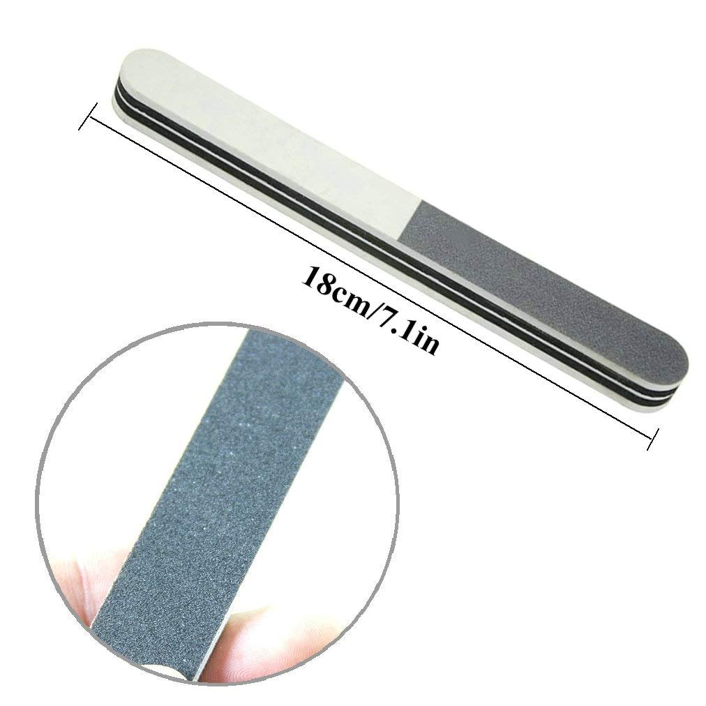 SM SunniMix Lime En Verre de Précision pour Gundam Modèle Antirouille Bricolage Passe-temps Polissage et pour Kits D'avion Outils à Main Lavables, Pointe