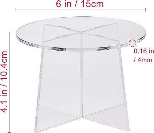 Miniatura 10 de Soporte para plantas de interior y exterior, soporte acrílico para plantas de interior, estante resistente para macetas, estante de exhibición de