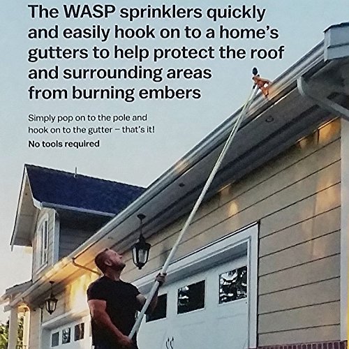 Wasp Gutter Mount Sprinkler Bracket with All Connections and Head