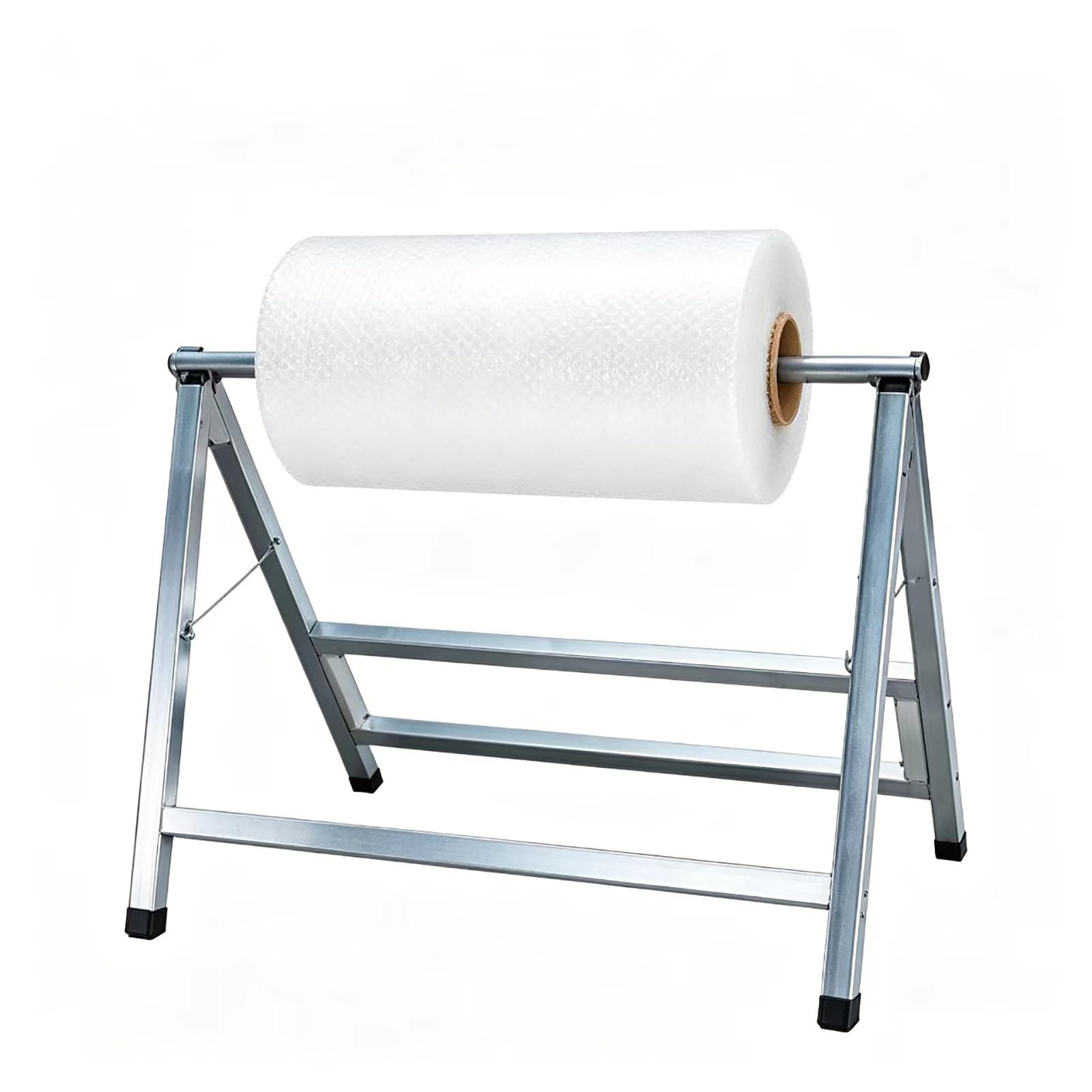 Porta Pluriball Pieghevole per Imballaggio | Dispenser per Rotolo di Pluriball, Design Pieghevole Salvaspazio per Traslochi, Spedizioni e Imballaggio in Magazzino