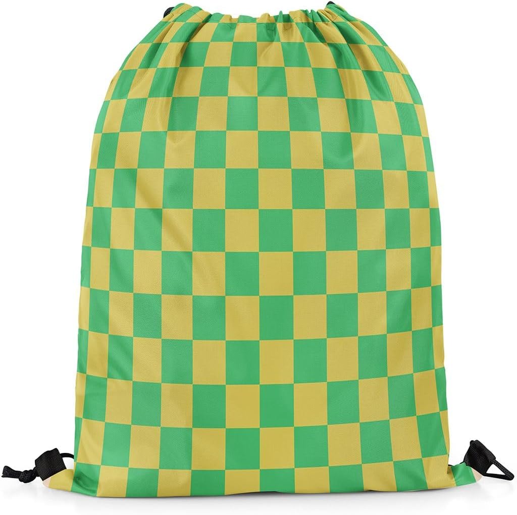 Feelyou Checkerboard Drawstring Backpack