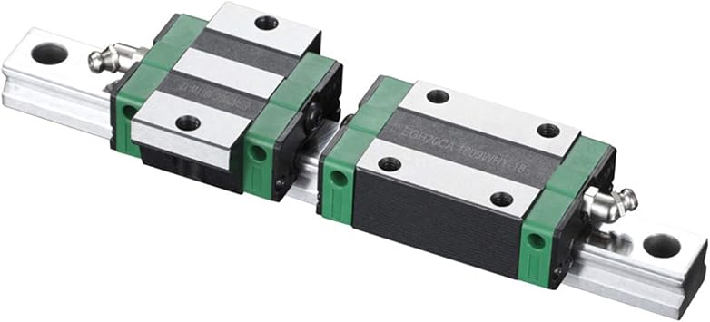 B HGH15 HGH20 HGH25 HGH30 L 100 200 300 400 500 600 800mm Heavy Linear Rail Slide 1pc HG15 Linear Guide 1pc HGH15 Carriage CNC Color HGH20 CA, Guide Length 100mm