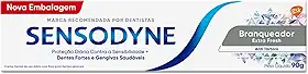 Sensodyne Creme Dental Branqueador Extra Fresh com Flúor, Anti Tártaro, Proteção Diária Contra Sensibilidade, 90g