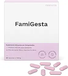 FamiGesta - O polivitamínico completo para toda a gestação com tudo que o organismo precisa. (04 Semanas)