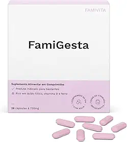 FamiGesta - O polivitamínico completo para toda a gestação com tudo que o organismo precisa. (04 Semanas)