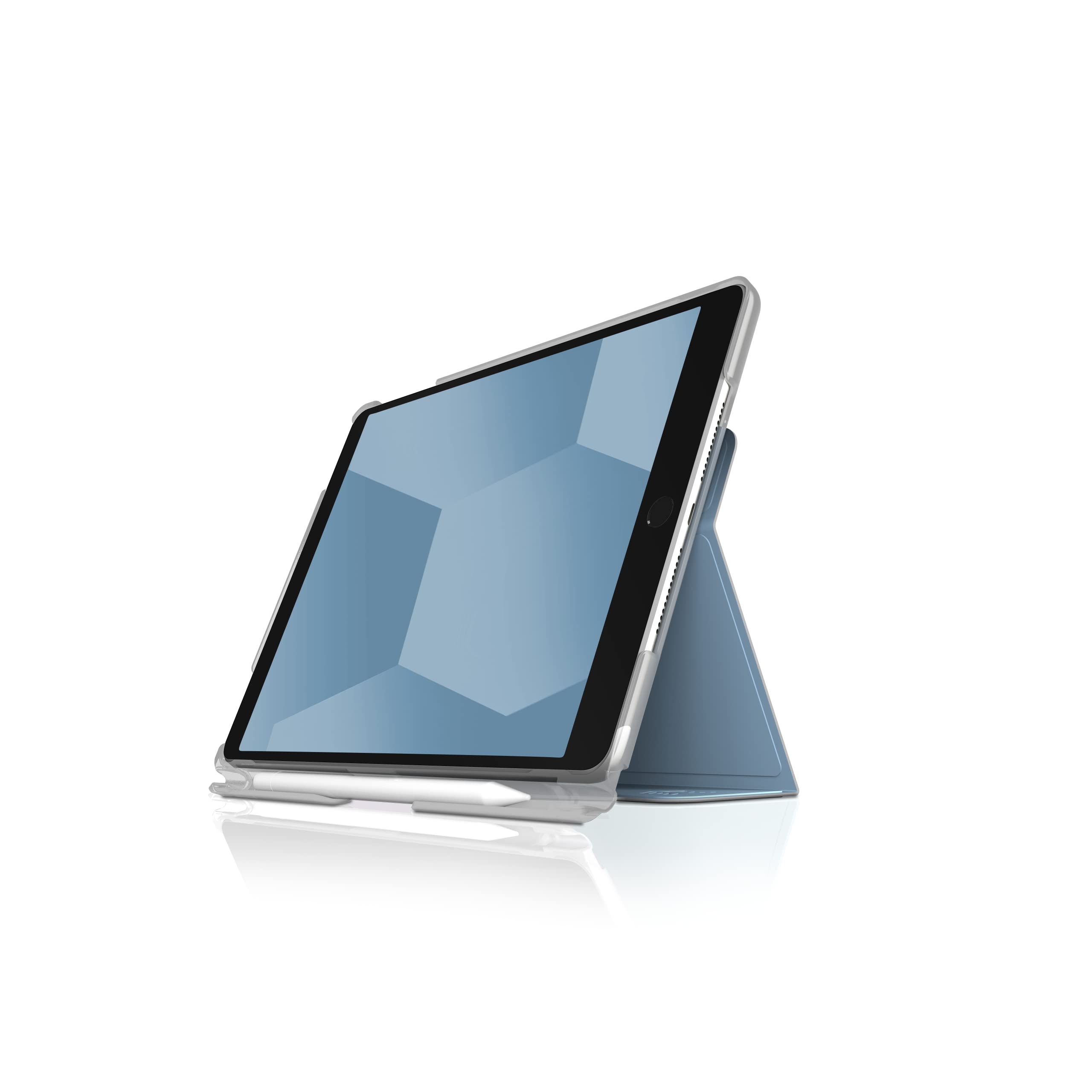 STM Studio Fitted Protective Case for Apple iPad (9th/8th/7th Gen) - Apple Pencil Storage, Lightweight, Magnetic Closure-to-Stand Cover - Blue (stm-222-383JU-03)-image-37