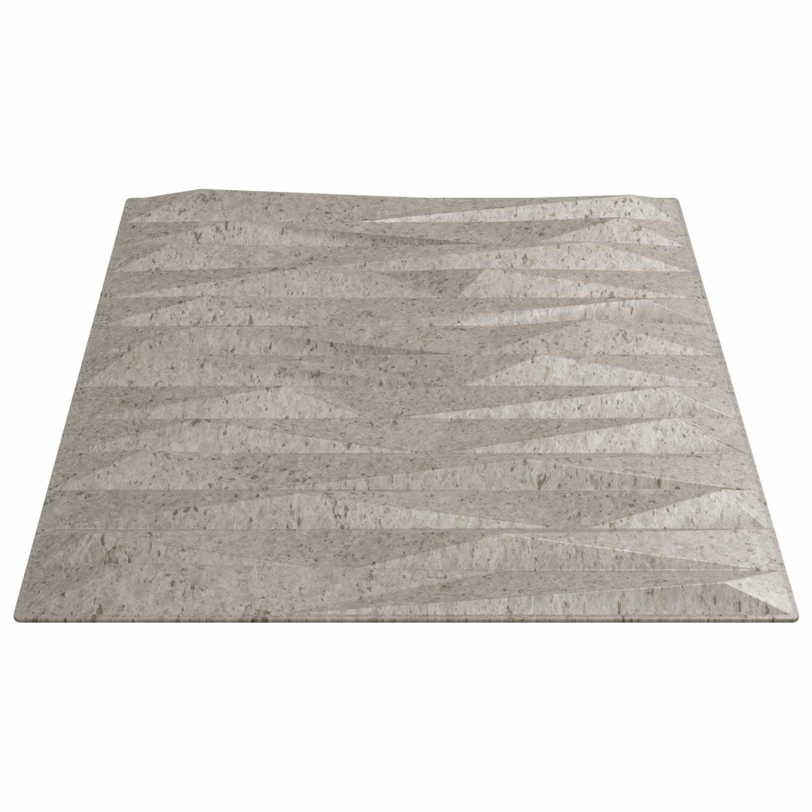 Panele ścienne 12 sztuk 50 x 50 cm XPS pianka o wyglądzie kamienia | Wzornictwo 3D, możliwość przycięcia, lekka, do salonu i sypialni
