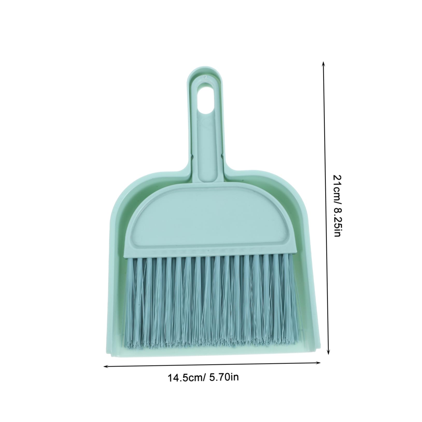 Cabilock Compact Desktop Broom and Dustpan Set Handheld for Bed and Office Hair Removal