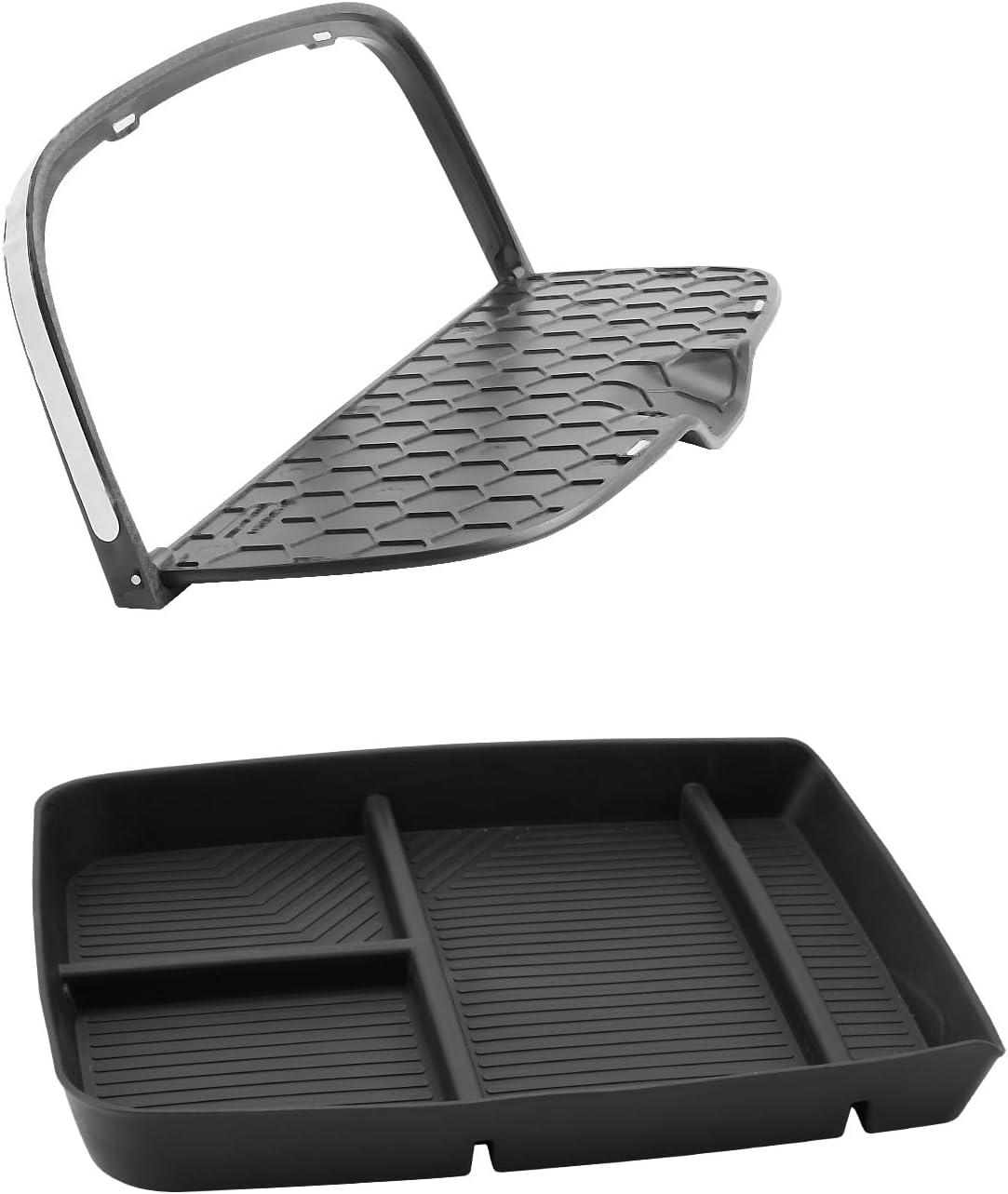 LUWU 2026 Palisade Car Door Side Organizer Compatible with 2026 Palisade Accessories SEL/XRT/Limited/Calligraphy Car Door Storage Box Insert Tray TPE Material 4-Pack