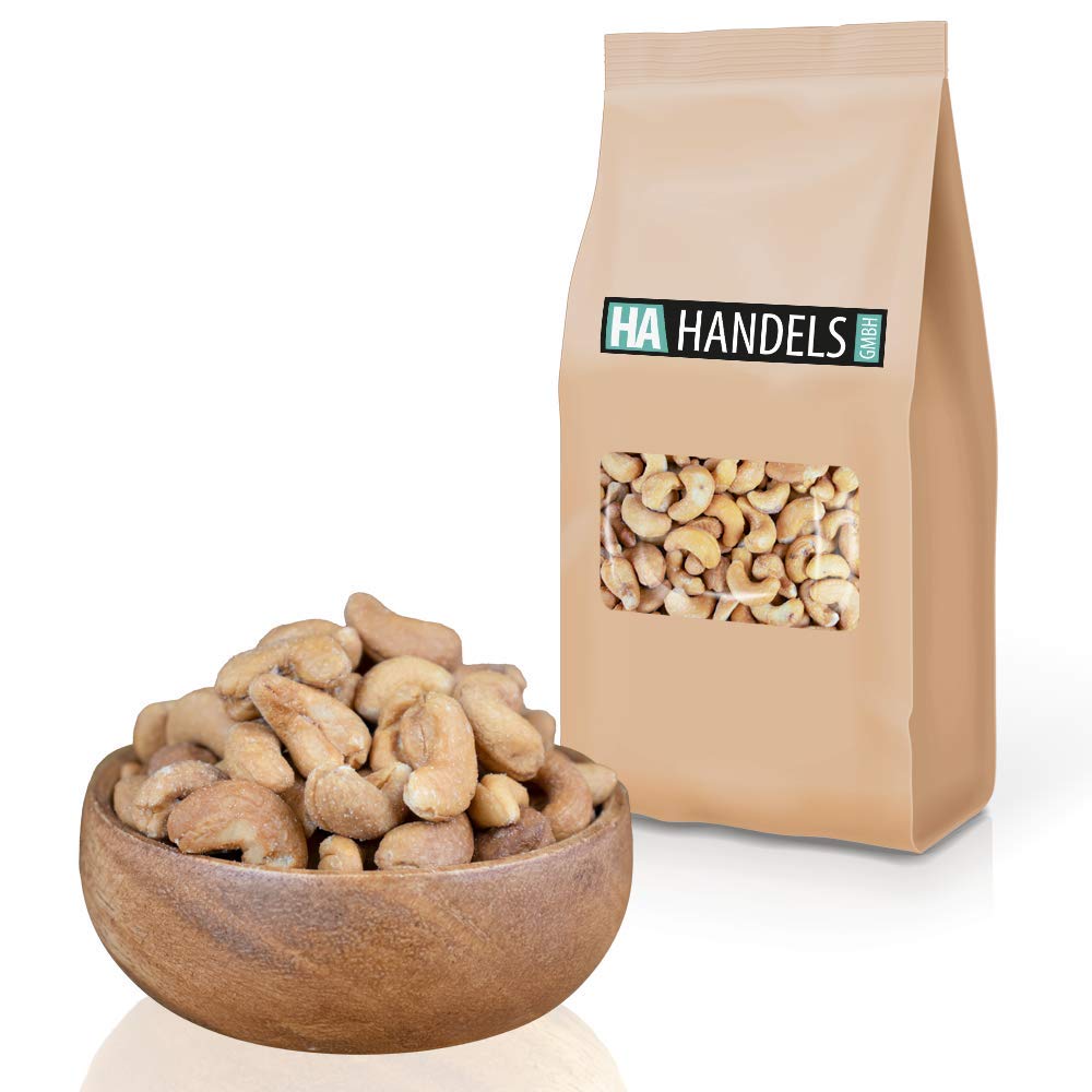 Cashewkerne geröstet und gesalzen ungeschwefelt Cashewnüsse ganze Kerne ungezuckert wiederverschließbare Verpackung 1kg - 5kg (5kg)