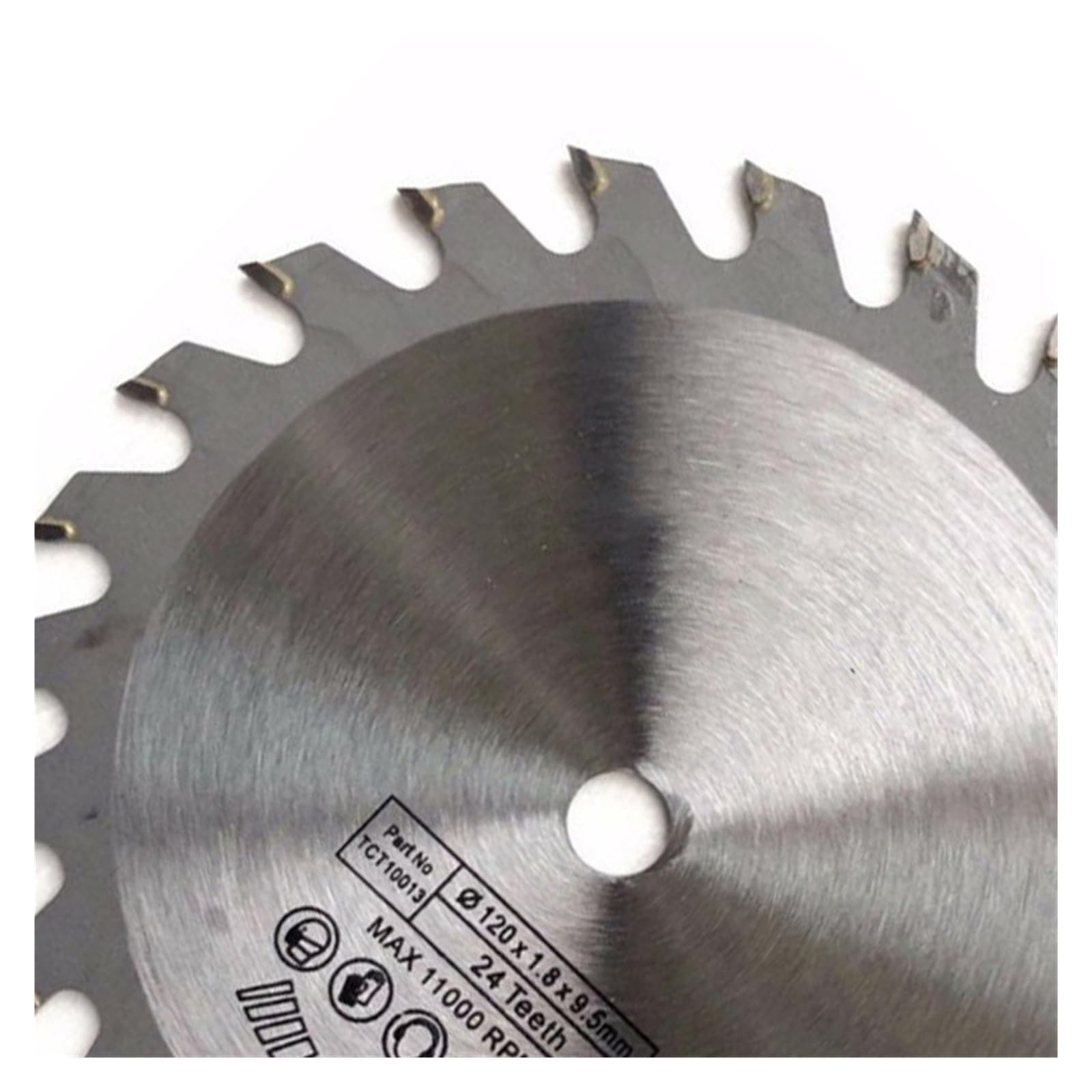 Hoja de Sierra para Amoladora Angular 2 uds 120 * 9,5 * 1,8mm 24T Corte Hoja de Sierra Circular Accesorios de Herramienta Disco de Sierra de carburo cementado