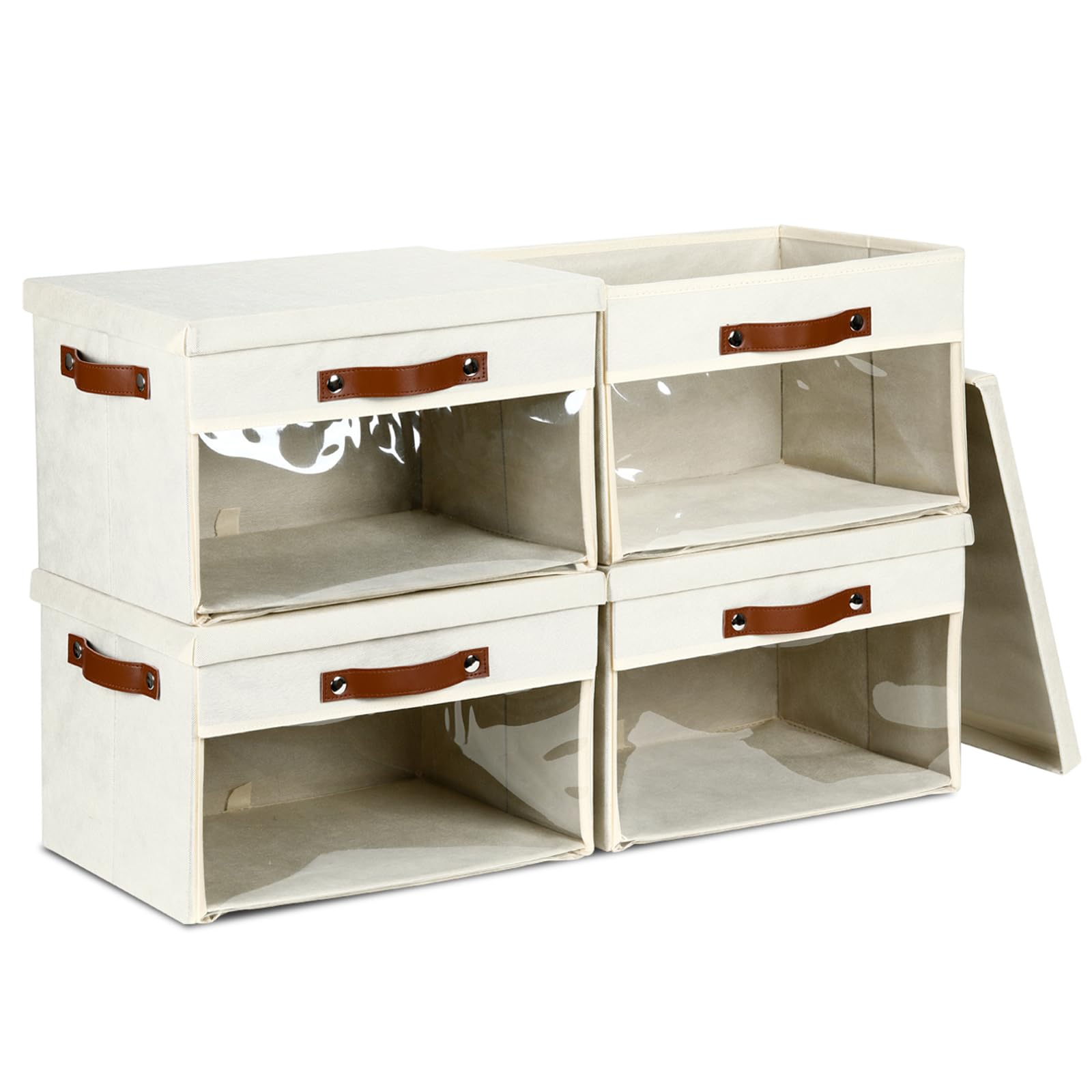 Snapklik.com : Bidtakay Collapsible Storage Bins