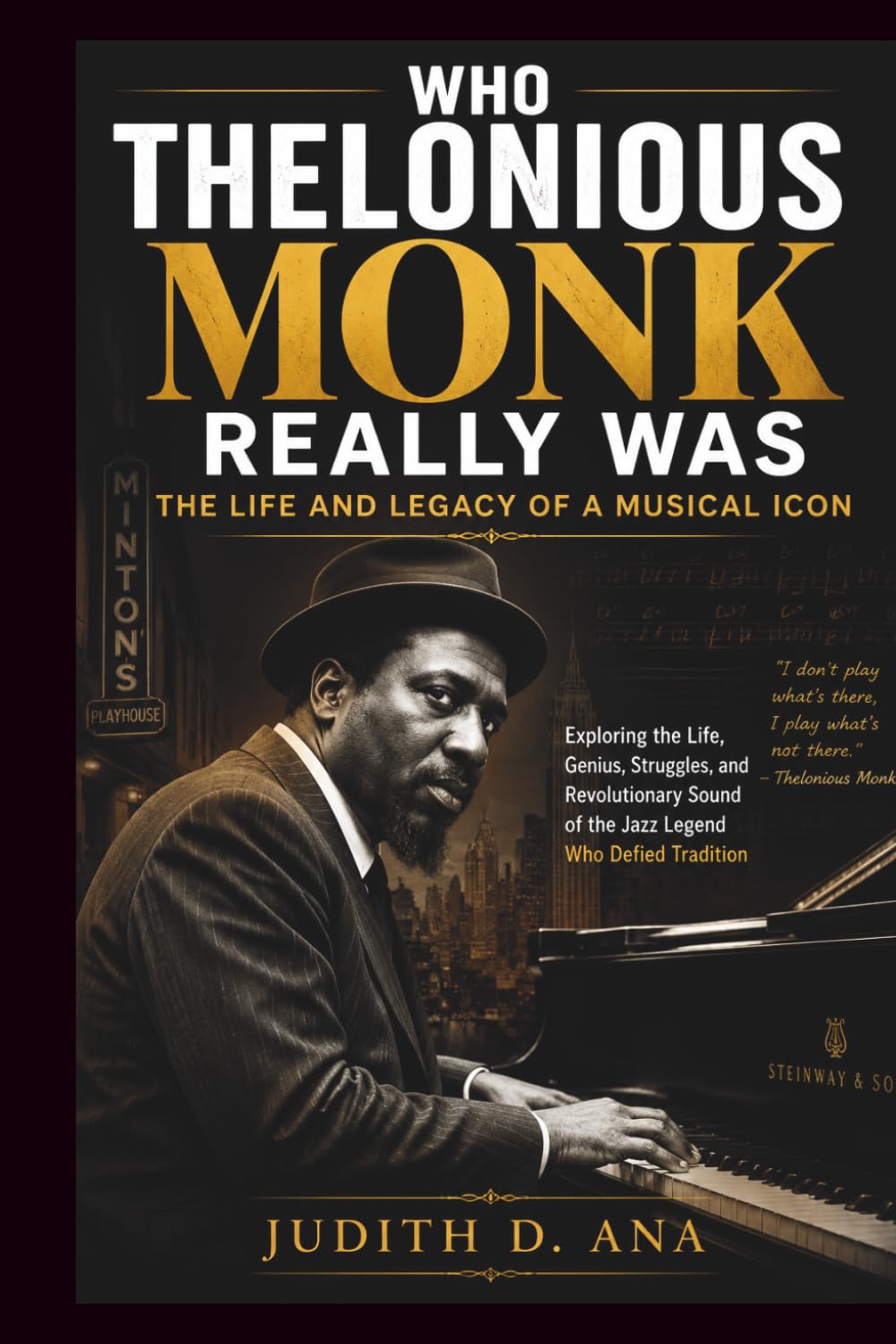 WHO THELONIOUS MONK REALLY WAS THE LIFE AND LEGACY OF A MUSICAL ICON (musical icon series)