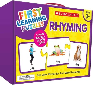Scholastic First Learning Puzzles Rhyming