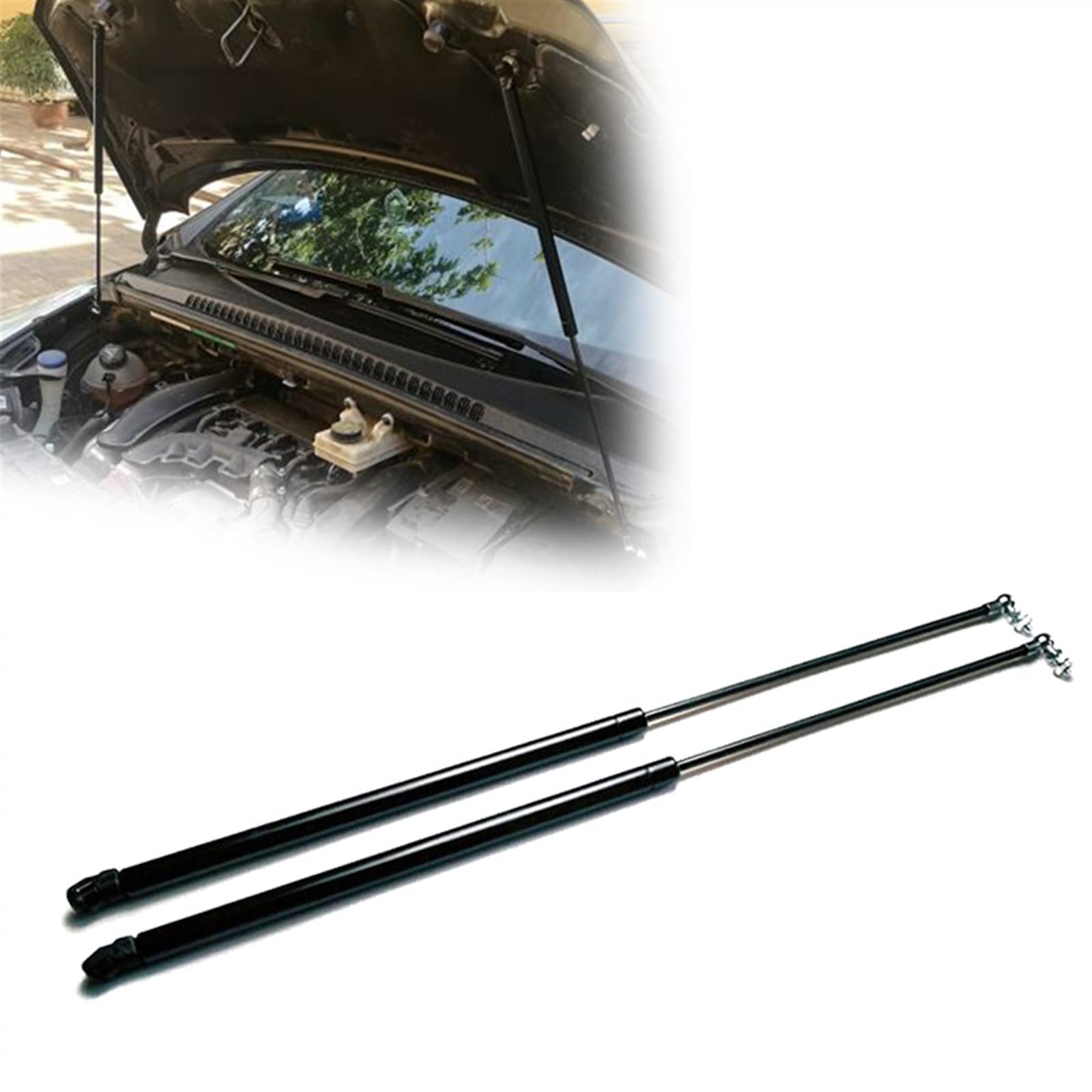 para Peugeot 3008 I 2008-2016, Cubierta de capó Delantero de Coche, Soporte de elevación, Resorte de Gas, Soporte de Choque, Varilla hidráulica, 2 uds.