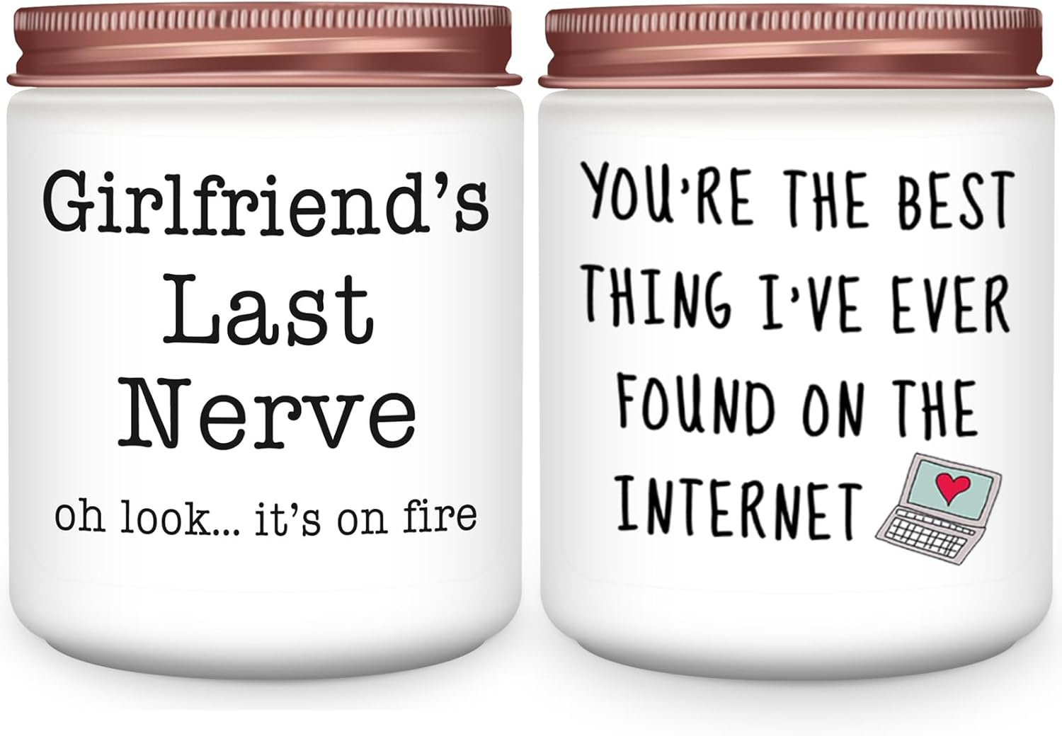 Homsolver Valentines Unique Day Gifts for Her, Girlfriend, Wife, Funny Lavender Candle Gift Unique Valentines Anniversary Christmas Birthday Gifts for Her, Girlfriend, Best Friend
