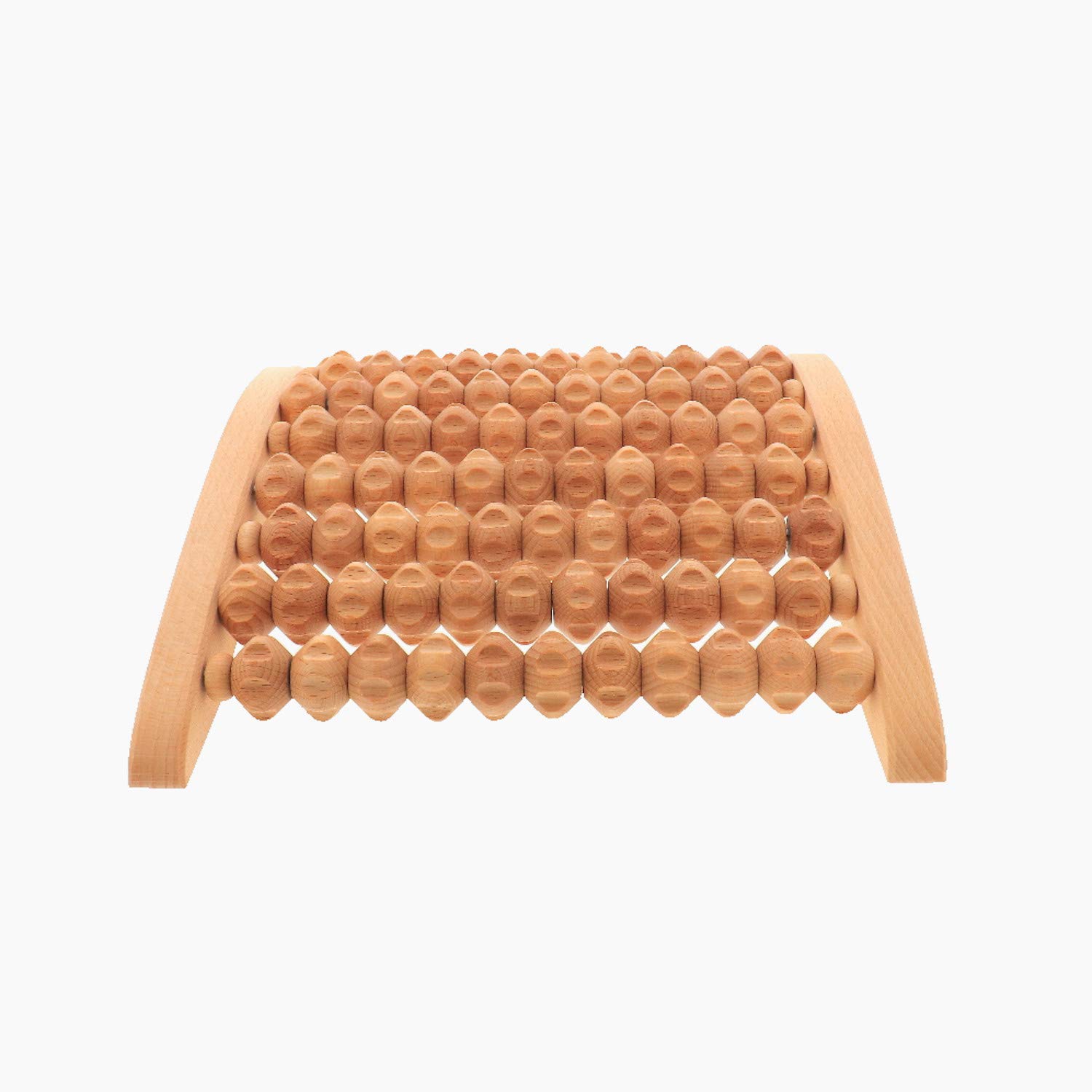 Gravidus Fußreflexzonenmassage Fußmassageroller für beide Füße - Massagegerät für Füße Holzmassagegerät - Fussmassagegerät Holz, Linderung von Schmerzen - aus Holz ca. 27,5 x 26 cm