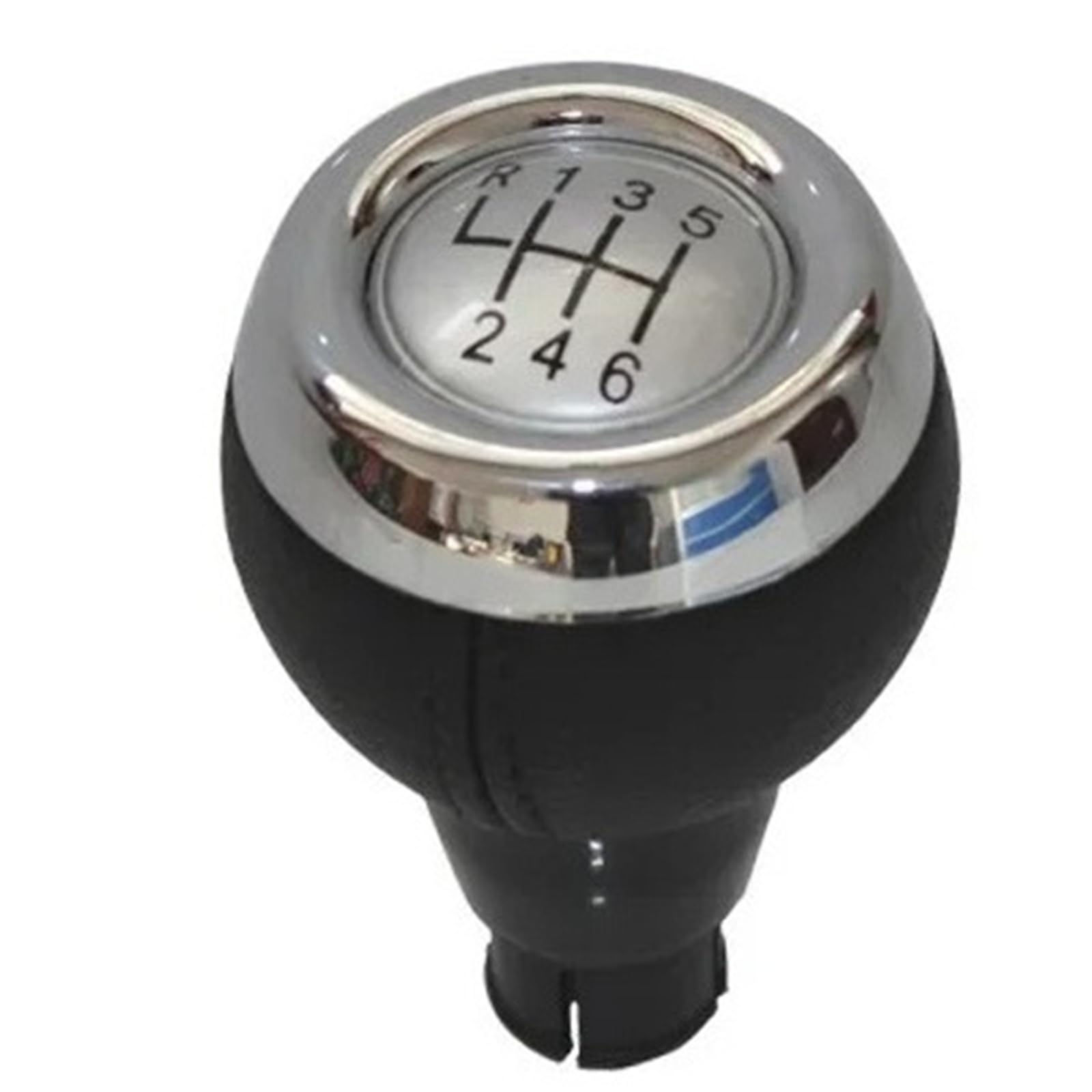 Xzcvtyw Silver 6 Speed Car Gear Shift Knob Shifter Lever For Cooper R55 R56 R58 R59 F56 F54 F57 Countryman R60 R61 Car Gear Lever Shifter(Silver 6 Speed)