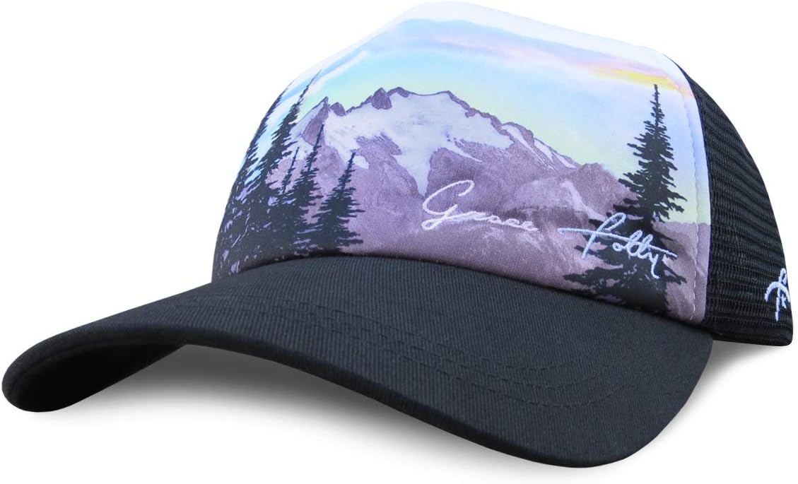 Grace Folly Foam Trucker Hat Snapback Mesh Baseball Cap for Men or Women