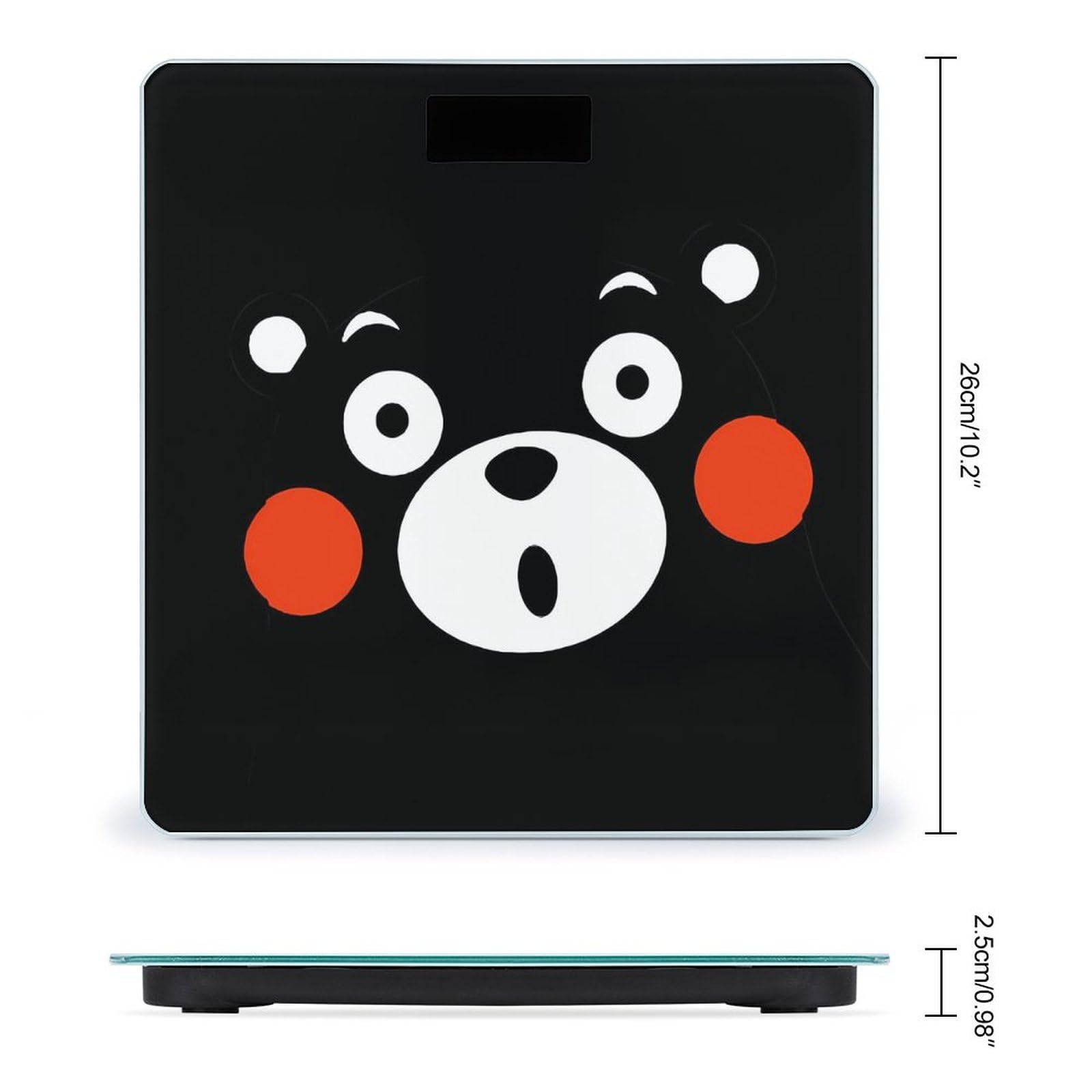 くまモン　体重計　二個 Amazon.co.jp: くまモン 体重計 高精度 ボディスケール 電源自動ON OFF
