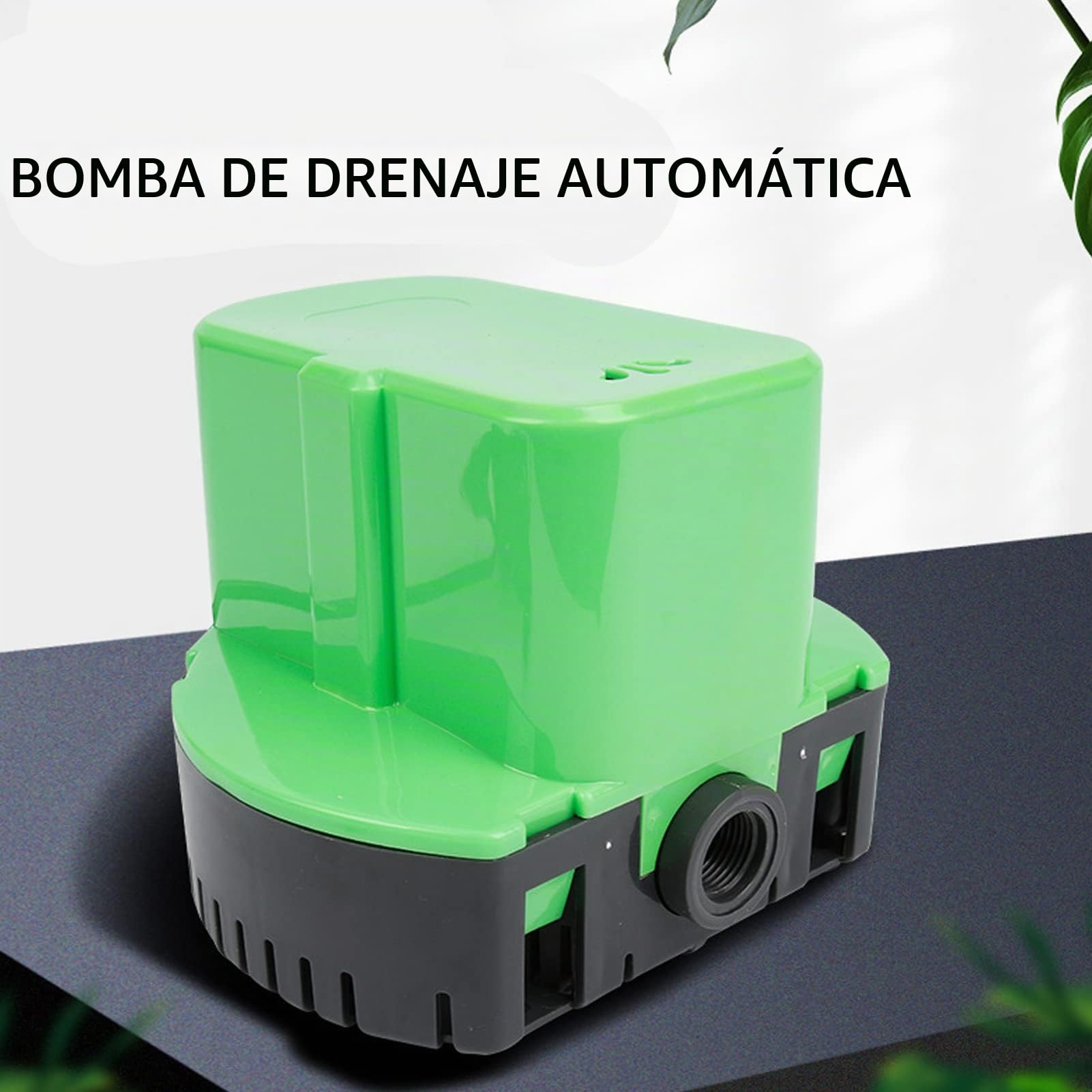 Bomba de Drenaje Automática para Piscina y Cubierta 1200 GPH Bomba de Agua para Desagüe con Función Autoapagado y Protección contra Sobrecalentamiento