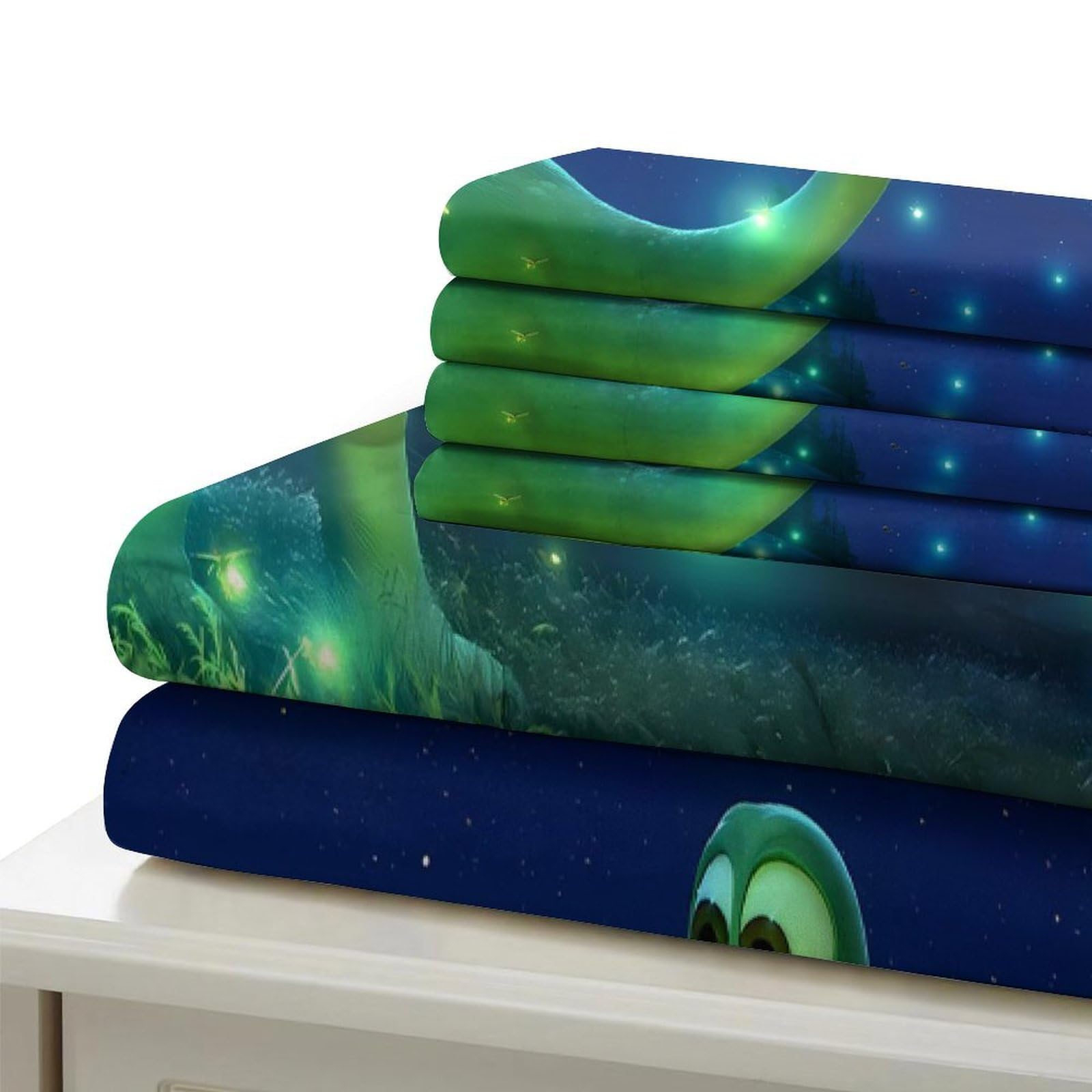 Scena notturna dei dinosauri Impressione 3D 3 pz coperteletto Film d'animazione per famiglie cover piumone microfibra ipoallergenica zip per ragazzi adolescenti donne King（220x240cm）