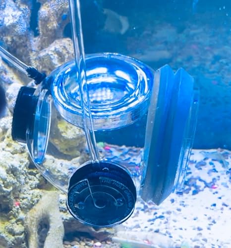 Miniatura 8 de TankMatez 4.25 Inch Hydraulic Bubble Aquarium Acrylic Fish Trap With Floating Trap Door